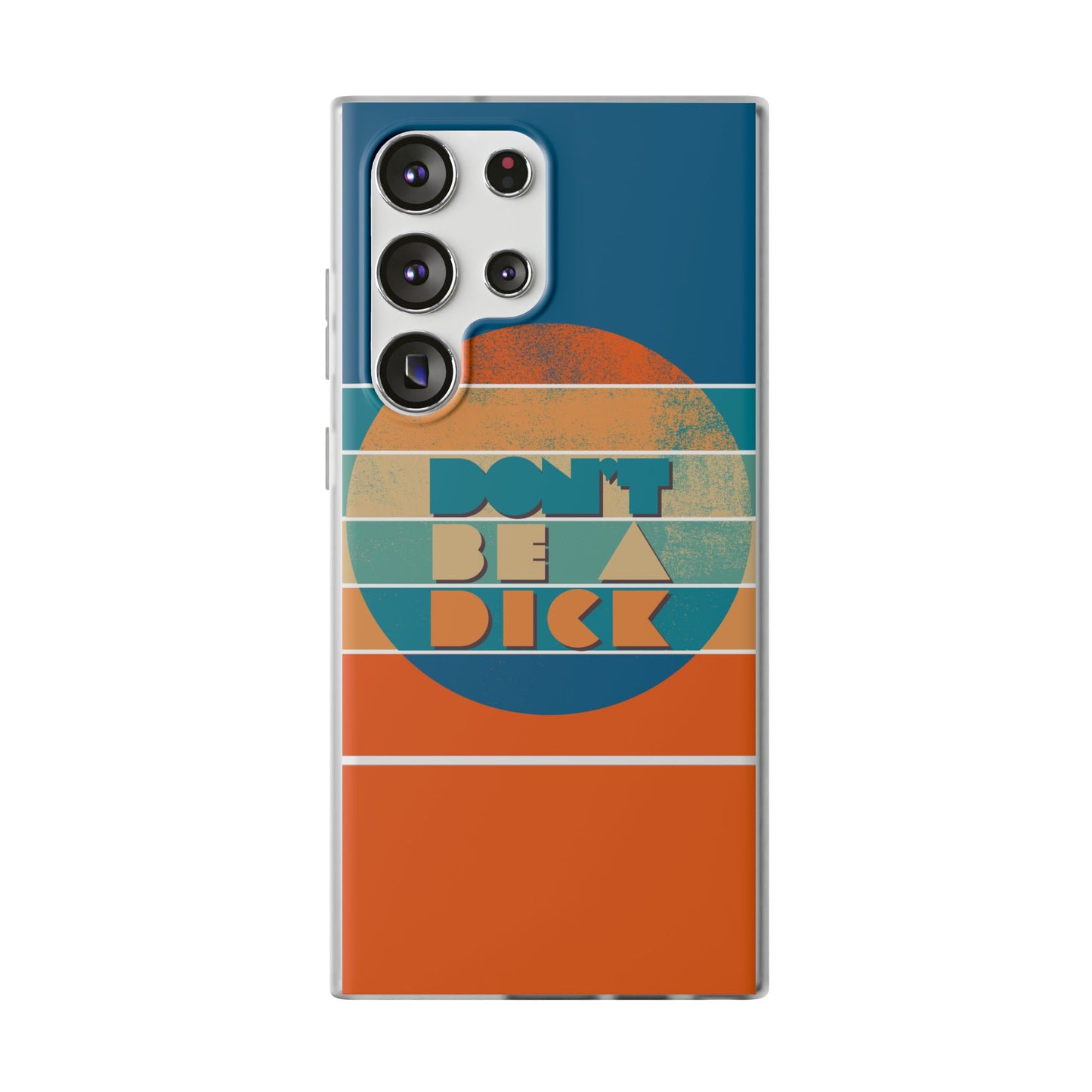 Phone Case - 'Don't Be a Dick' Retro 70s style