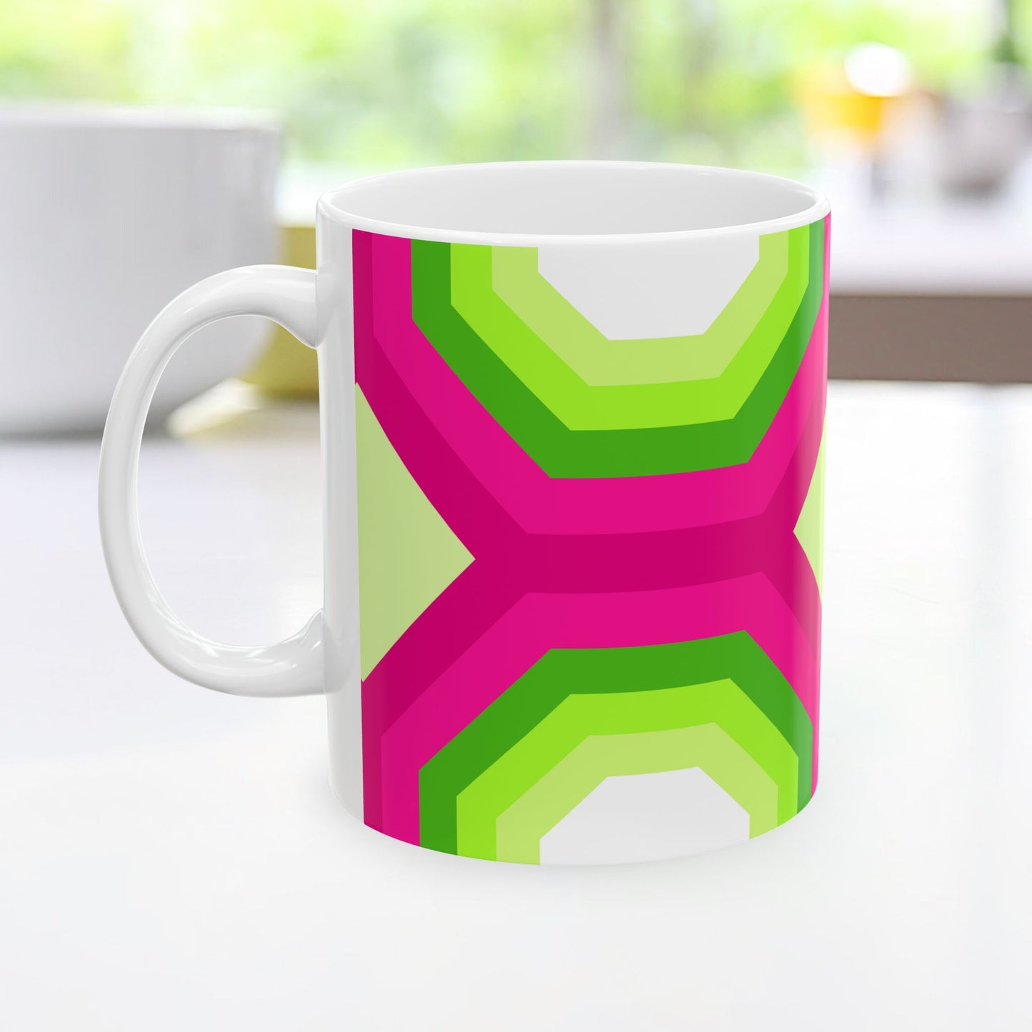 Geo Art Mug – Bold Color, Daily Joy