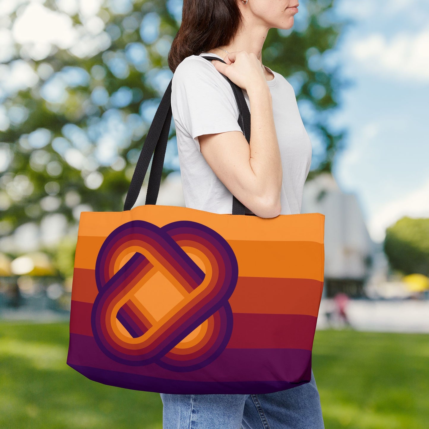 Geometric Art — XL Tote Bag | Carry-All