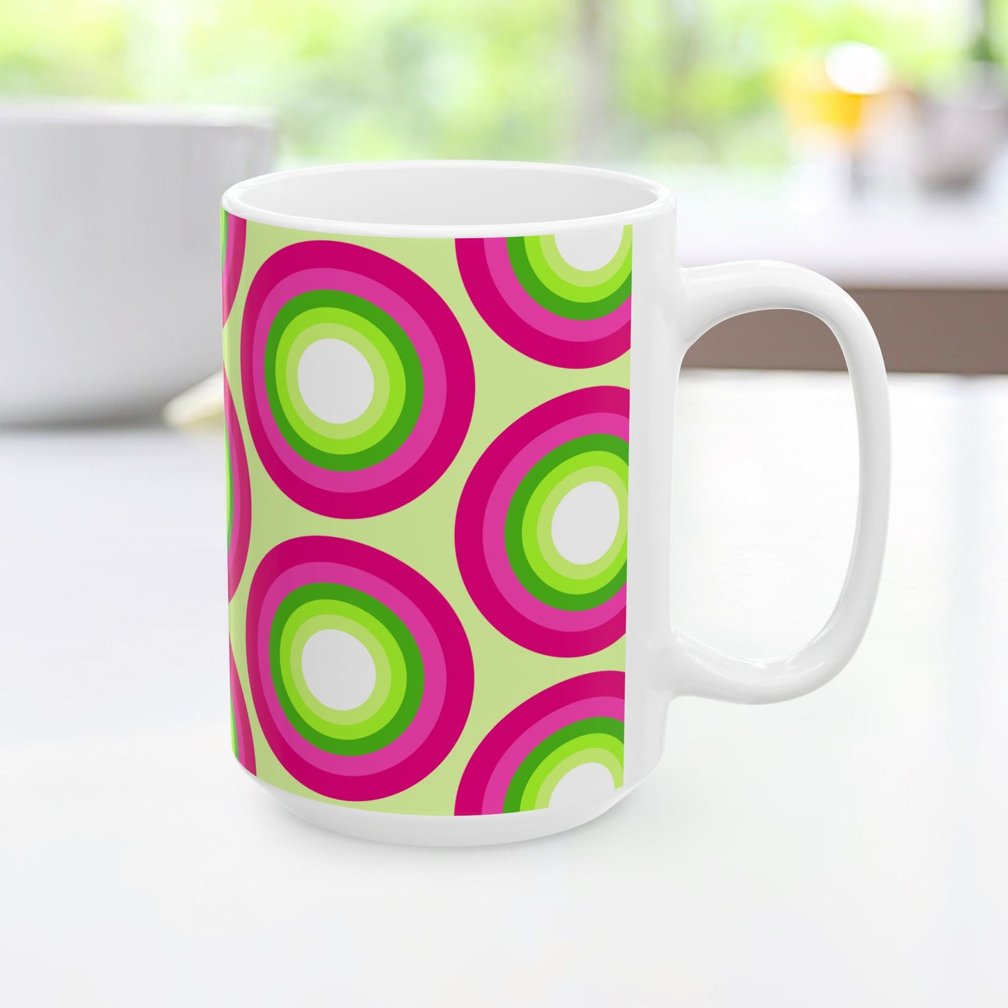 Geo Art Mug – Bold Color, Daily Joy