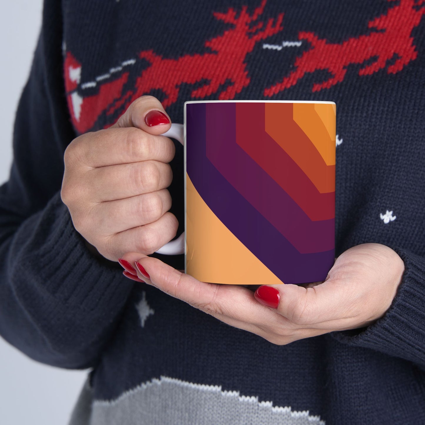 Geo Art Mug – Bold Color, Daily Joy