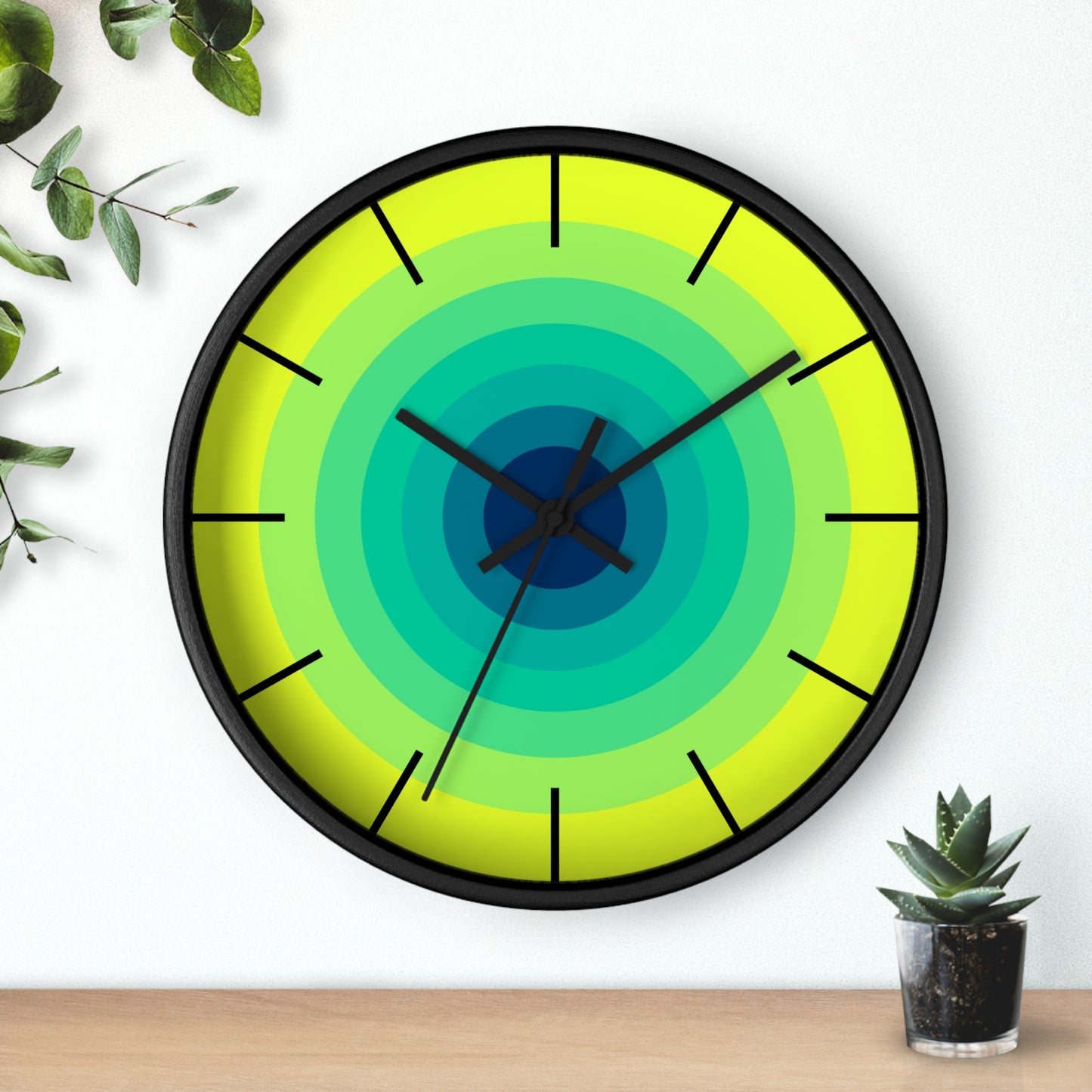 Geometric Art Wall Clock | Bold, Modern, and Right on Time
