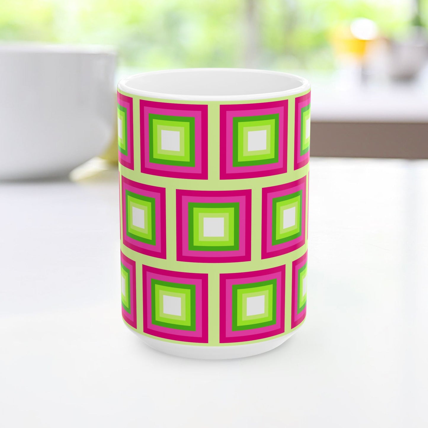 Geo Art Mug – Bold Color, Daily Joy