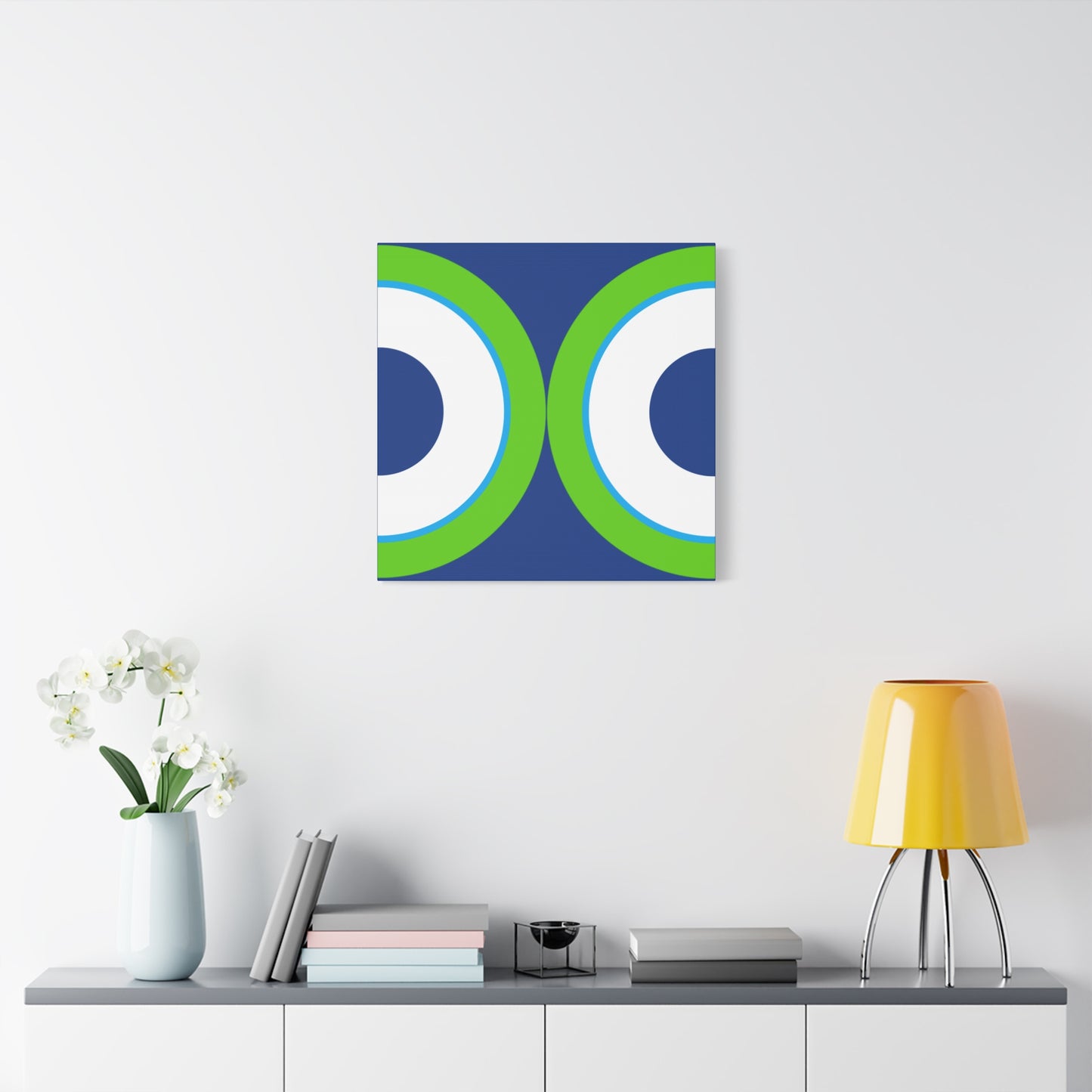 Modern Geometric Canvas Art | Bold Colors, Clean Lines, Creative Energy