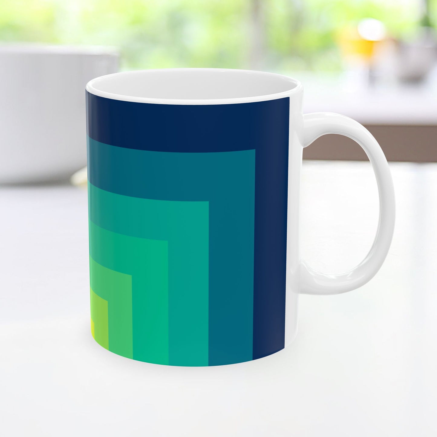 Geo Art Mug – Bold Color, Daily Joy