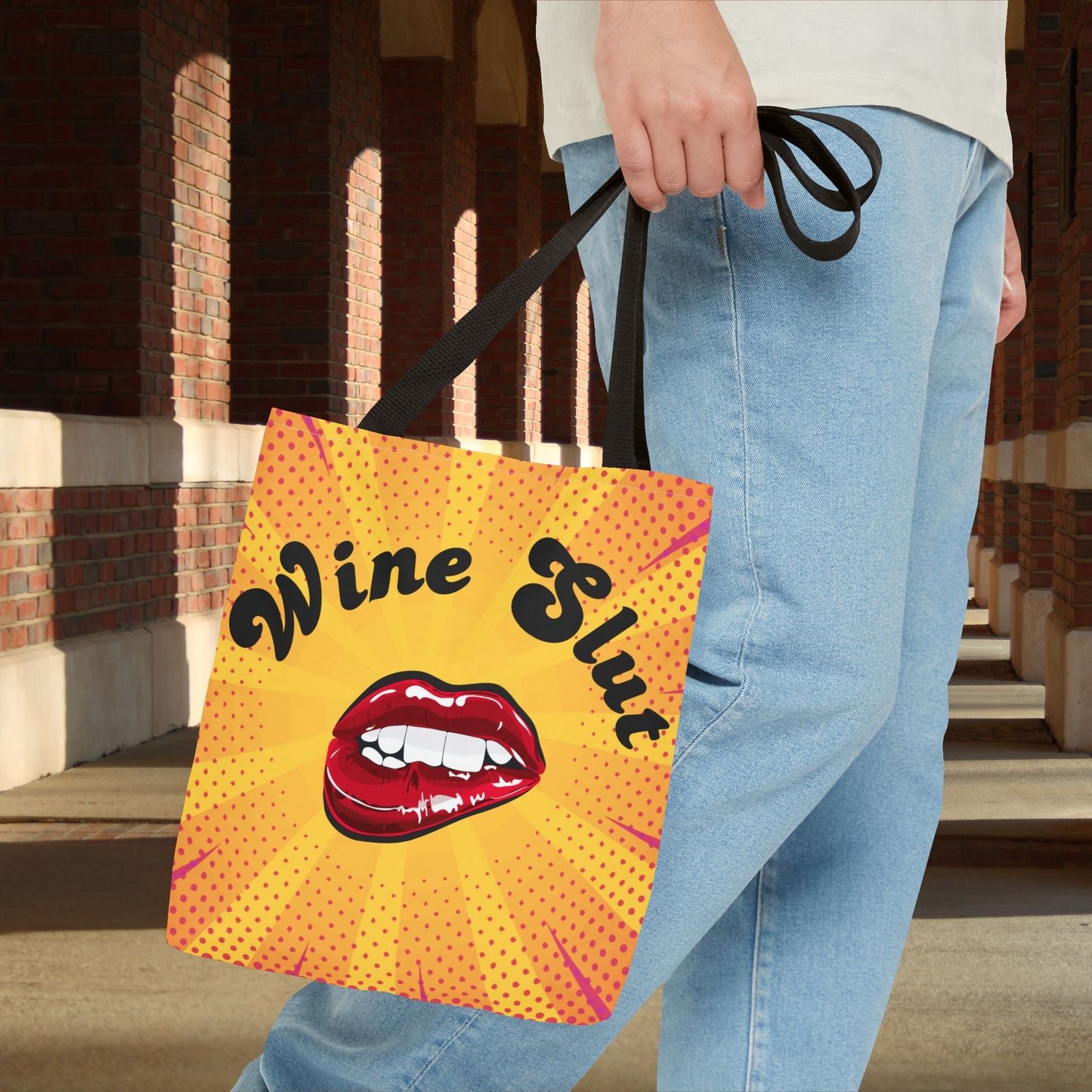Wine Slut Tote Bag – 3 sizes | Pop Art Sass for the Bold & Thirsty