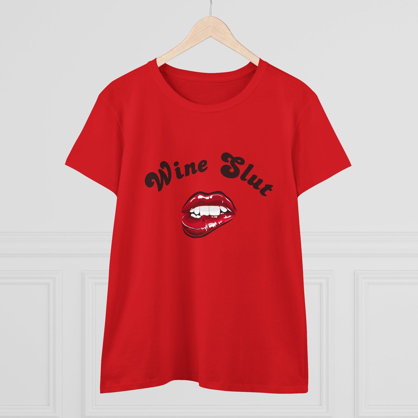 Wine Slut – Funny Women’s T-Shirt Wine Lover's Gift, Sarcastic Graphic Tee