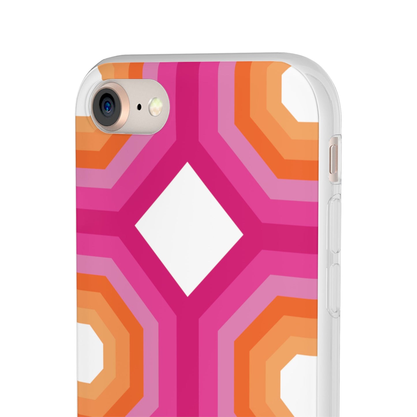 Stylish Geometric Phone Case, Flexible Phone Cover, Unique Modern Design, Perfect Gift, Trendy Accessory, Eco-Friendly Case