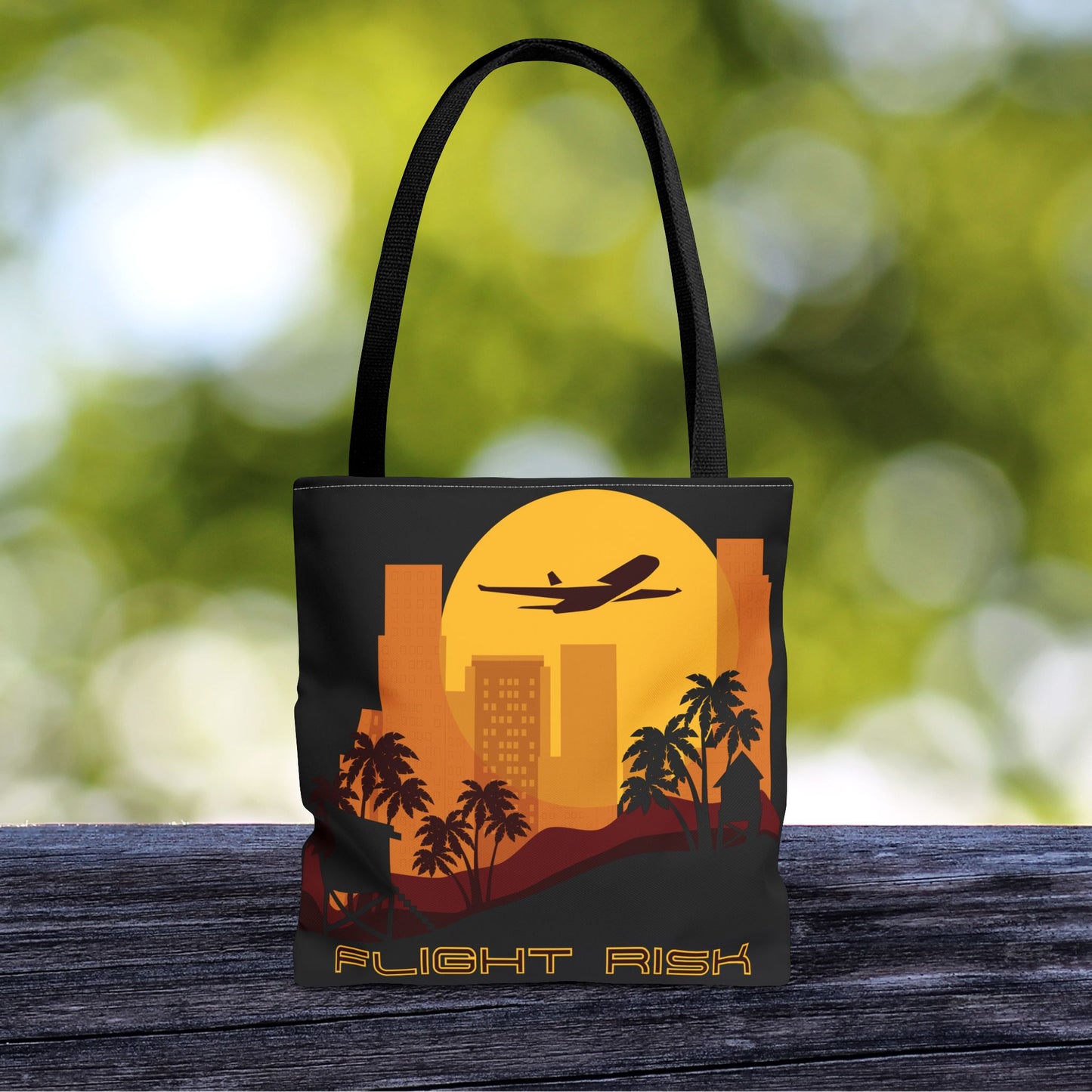 Flight Risk Tote Bag – 3 sizes | A little mysterious & Wanderlust-fueled