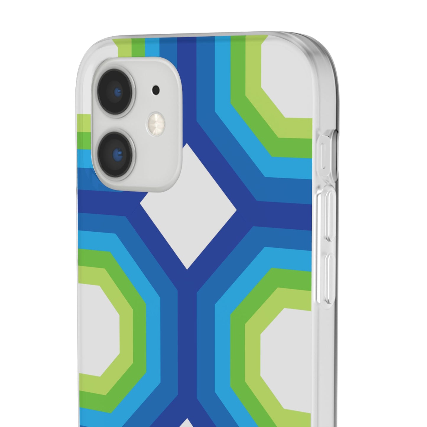 Stylish Geometric Phone Case, Flexible Phone Cover, Unique Modern Design, Perfect Gift, Trendy Accessory, Eco-Friendly Case