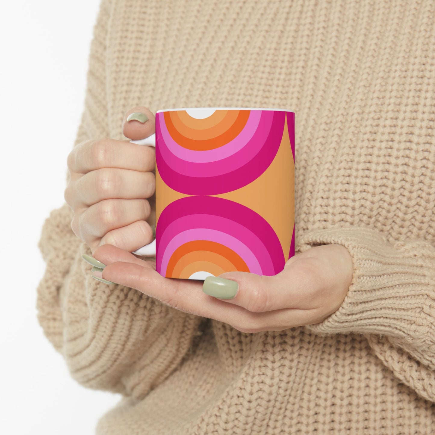 Geo Art Mug – Bold Color, Daily Joy