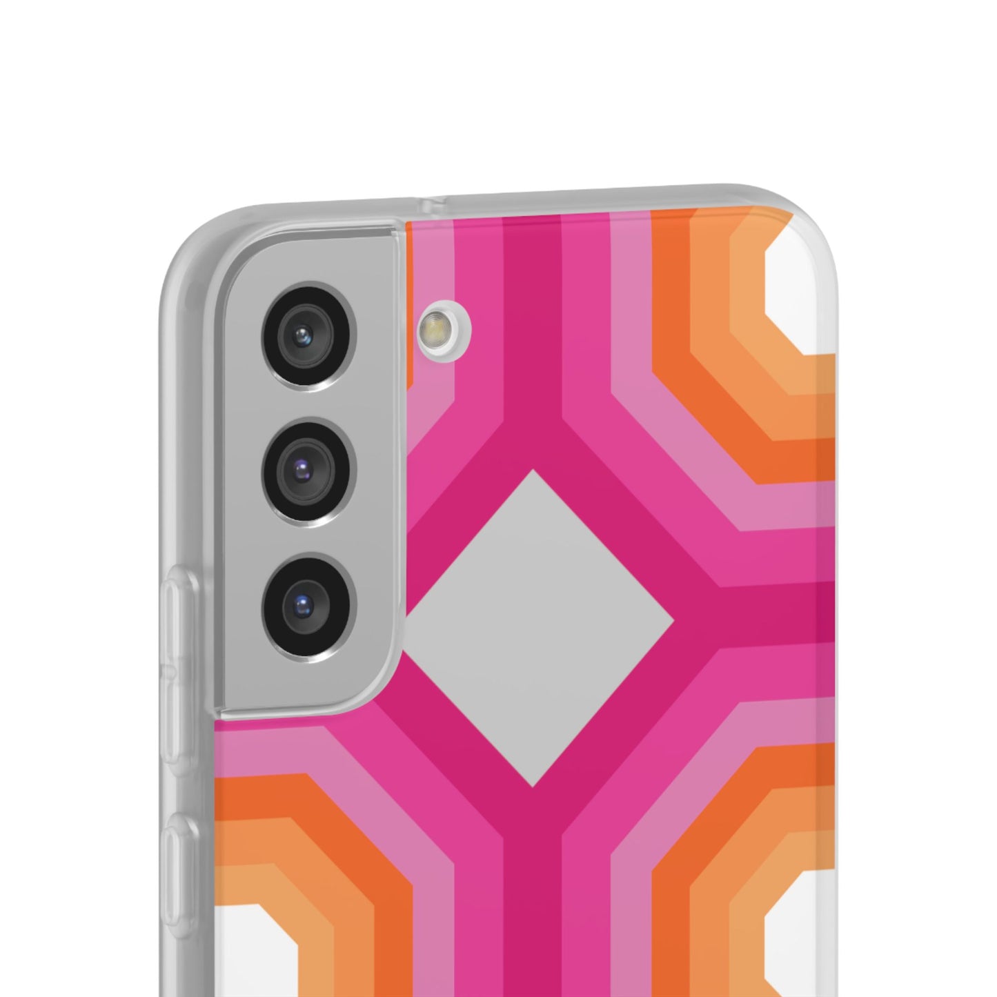 Stylish Geometric Phone Case, Flexible Phone Cover, Unique Modern Design, Perfect Gift, Trendy Accessory, Eco-Friendly Case