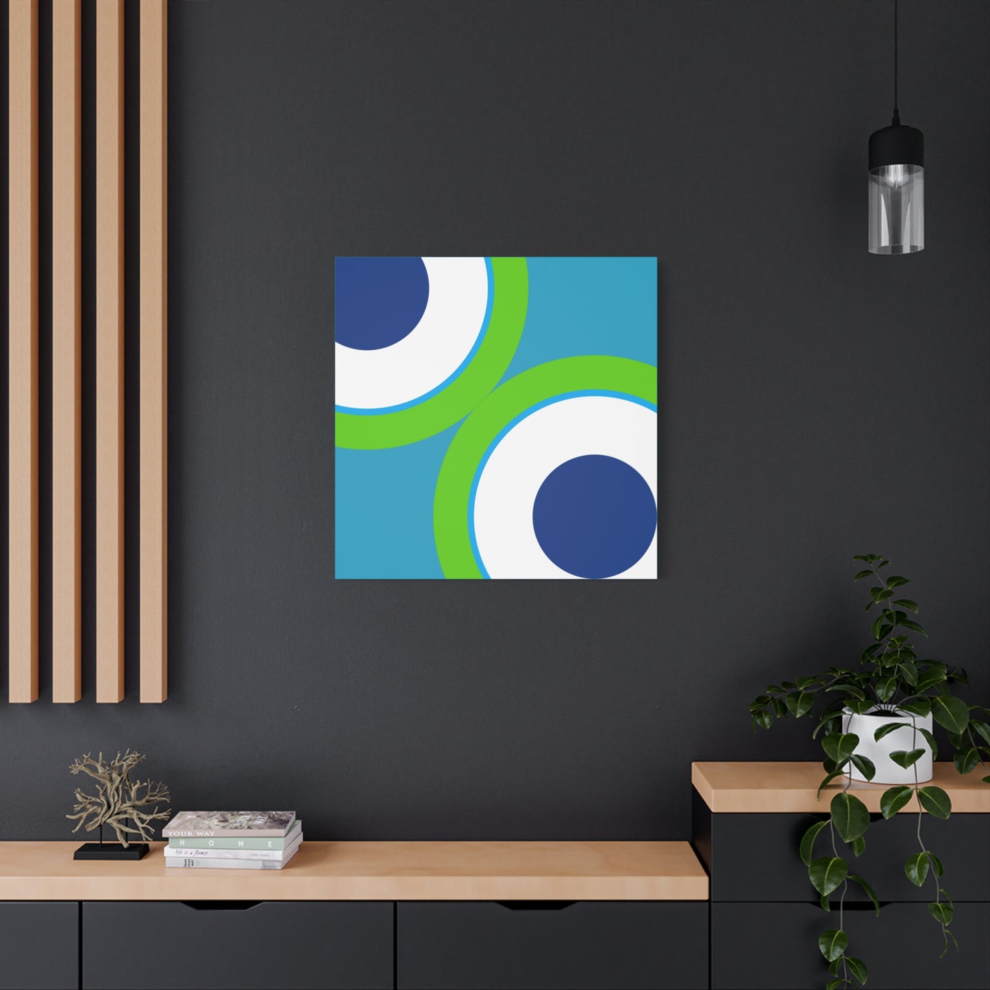 Modern Geometric Canvas Art | Bold Colors, Clean Lines, Creative Energy
