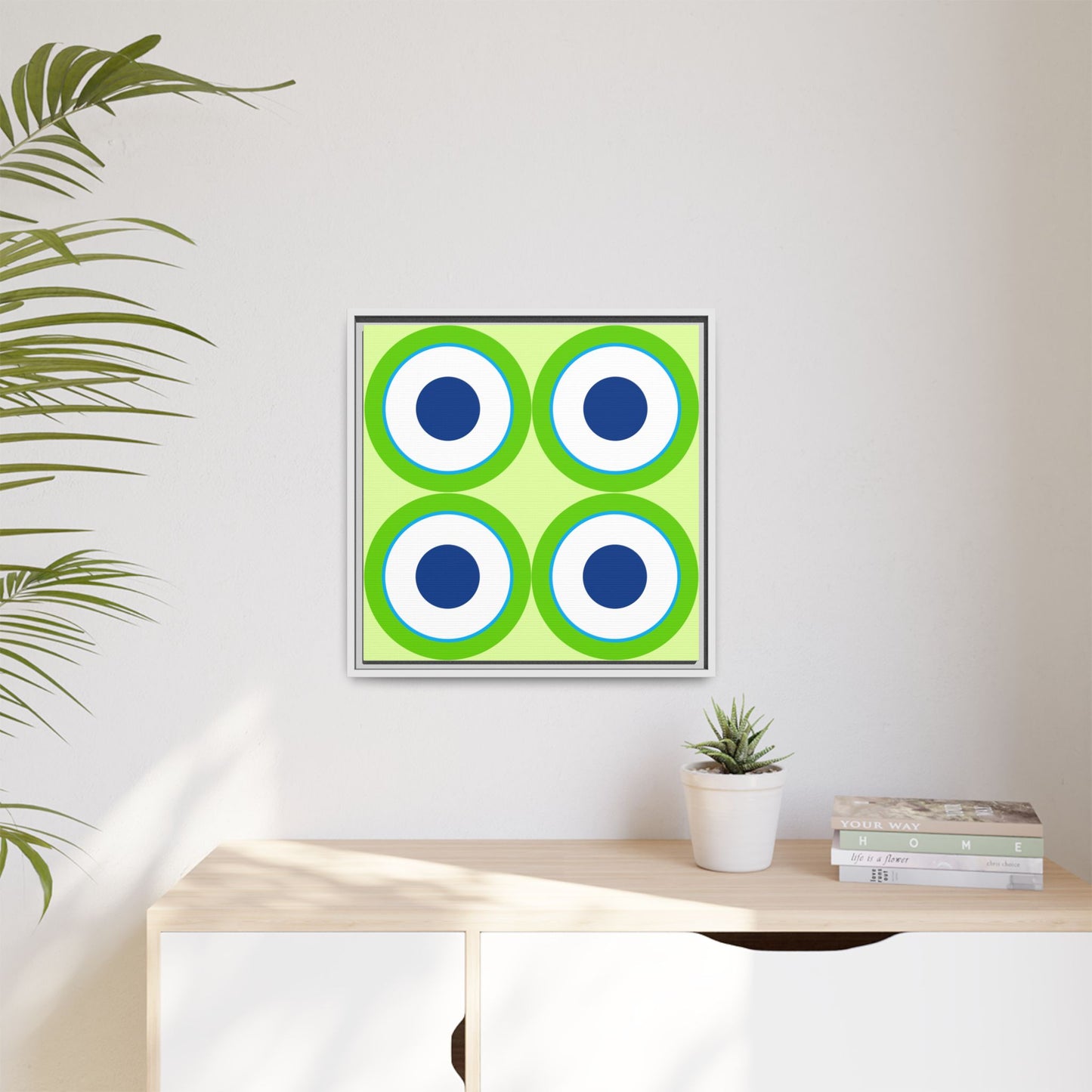 Copy of Modern Framed Geometric Canvas Art | Bold Color Meets Clean Framing