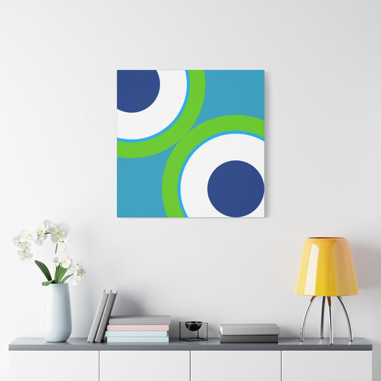 Modern Geometric Canvas Art | Bold Colors, Clean Lines, Creative Energy