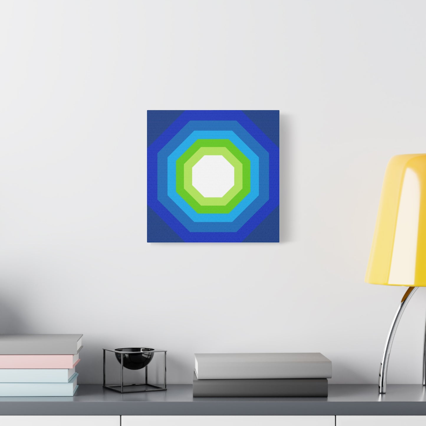 Modern Geometric Canvas Art | Bold Colors, Clean Lines, Creative Energy