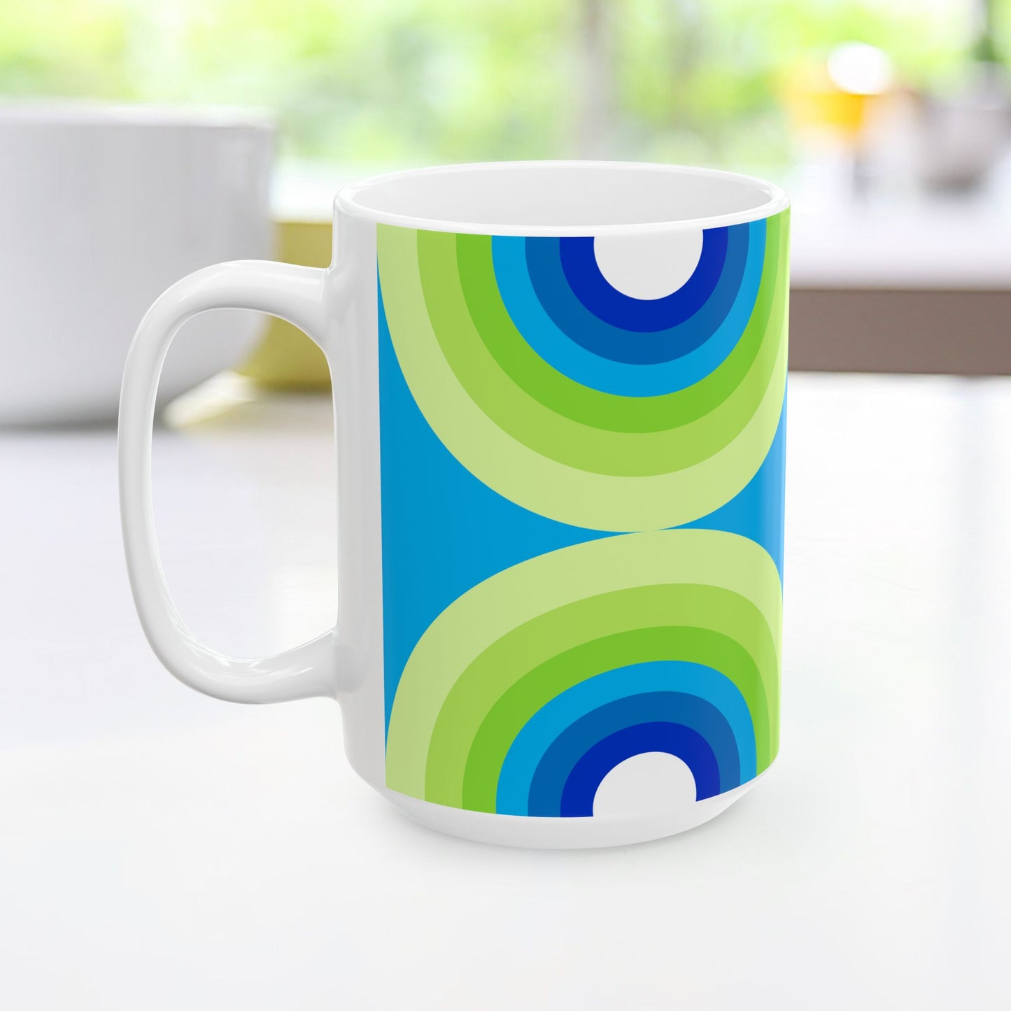 Geo Art Mug – Bold Color, Daily Joy