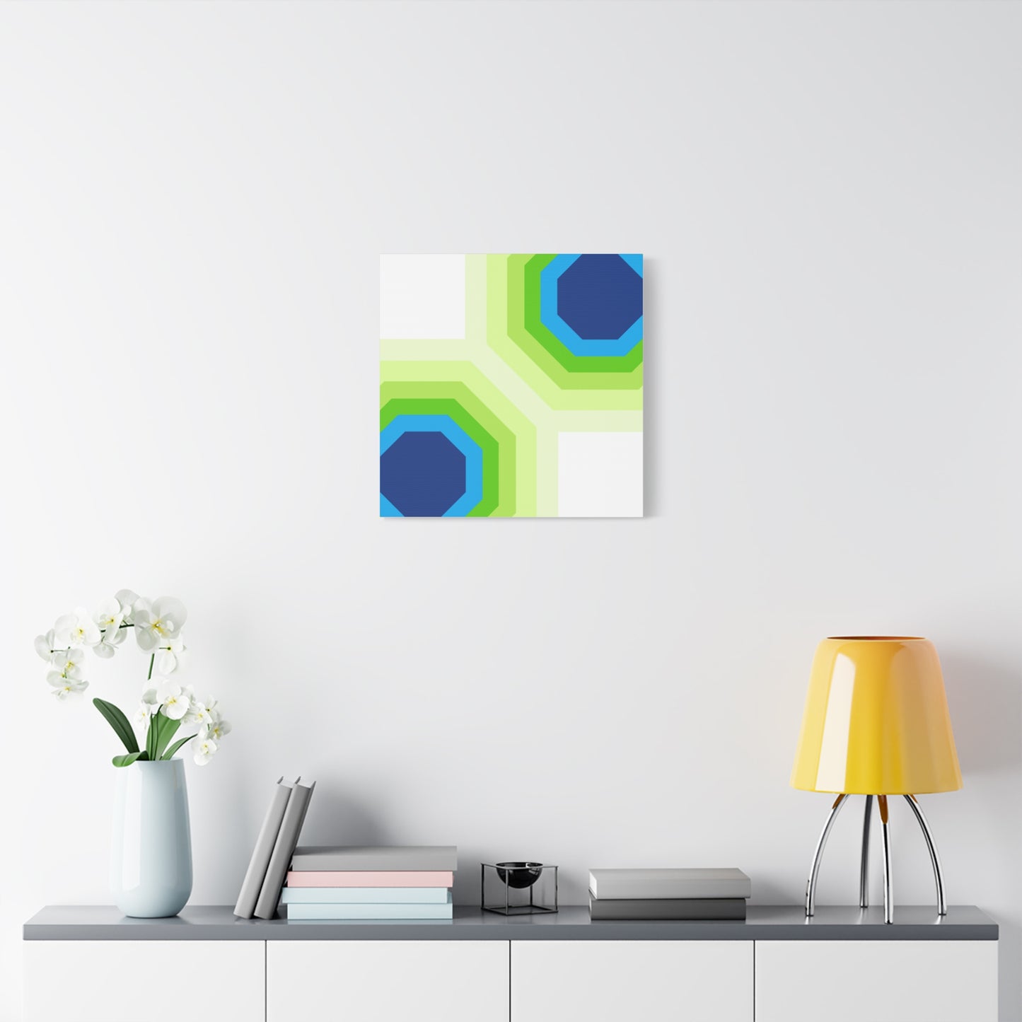 Modern Geometric Canvas Art | Bold Colors, Clean Lines, Creative Energy