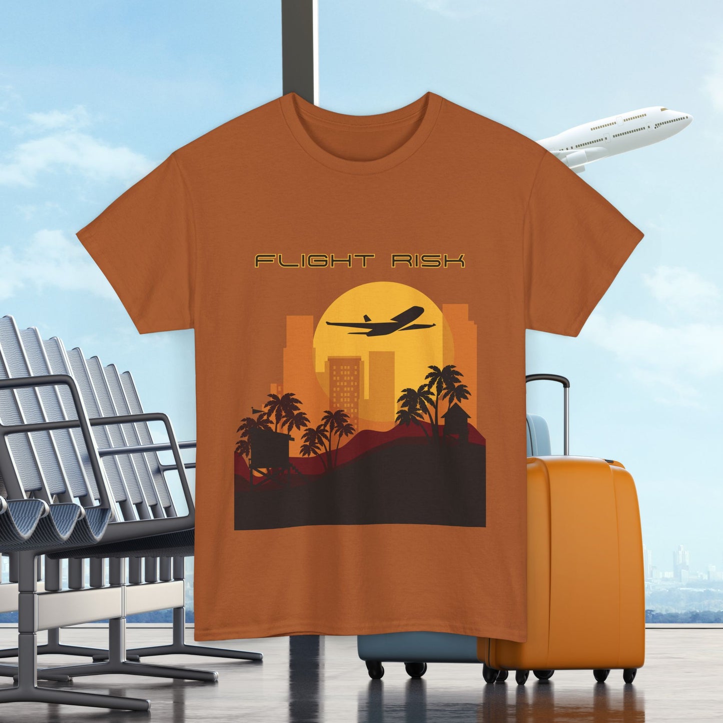 Flight Risk Unisex Tee, Travel Lover dreamy T-Shirt, Adventure Shirt, Wanderlust