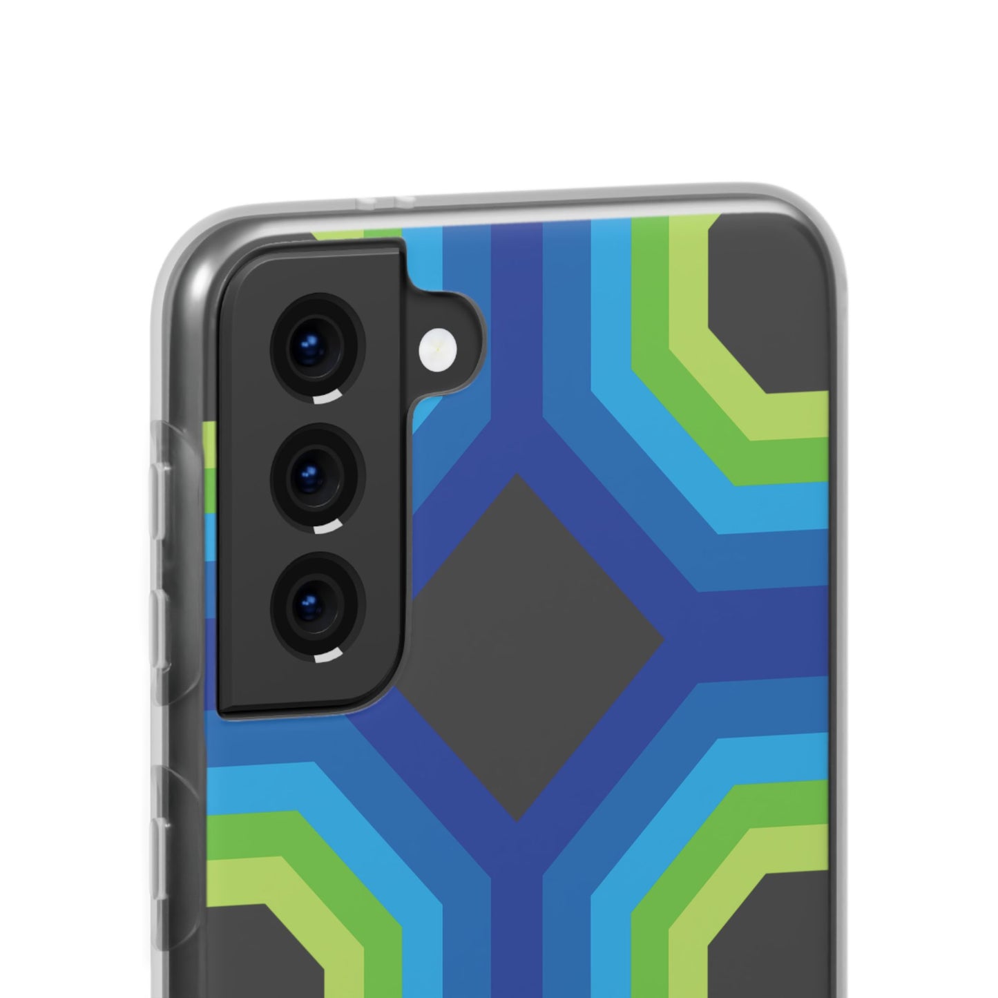 Stylish Geometric Phone Case, Flexible Phone Cover, Unique Modern Design, Perfect Gift, Trendy Accessory, Eco-Friendly Case