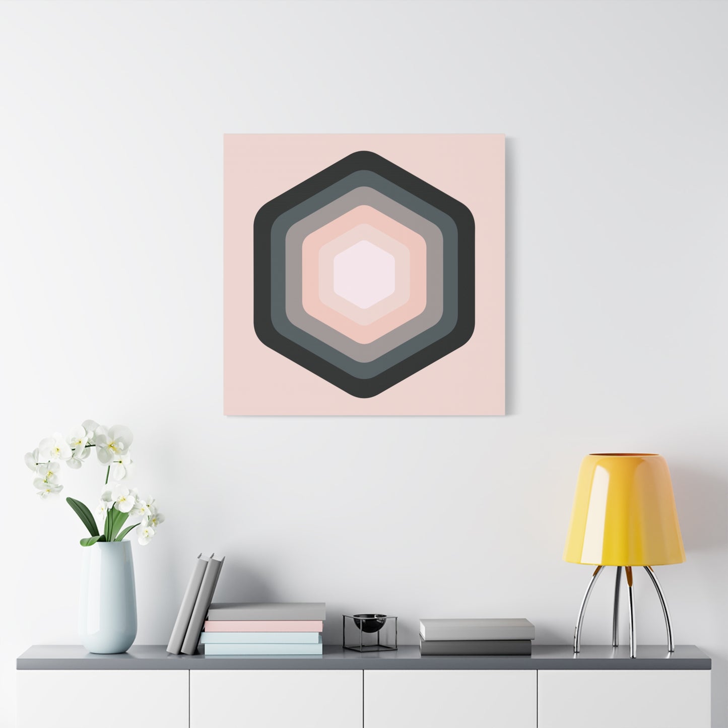 Modern Geometric Canvas Art | Bold Colors, Clean Lines, Creative Energy