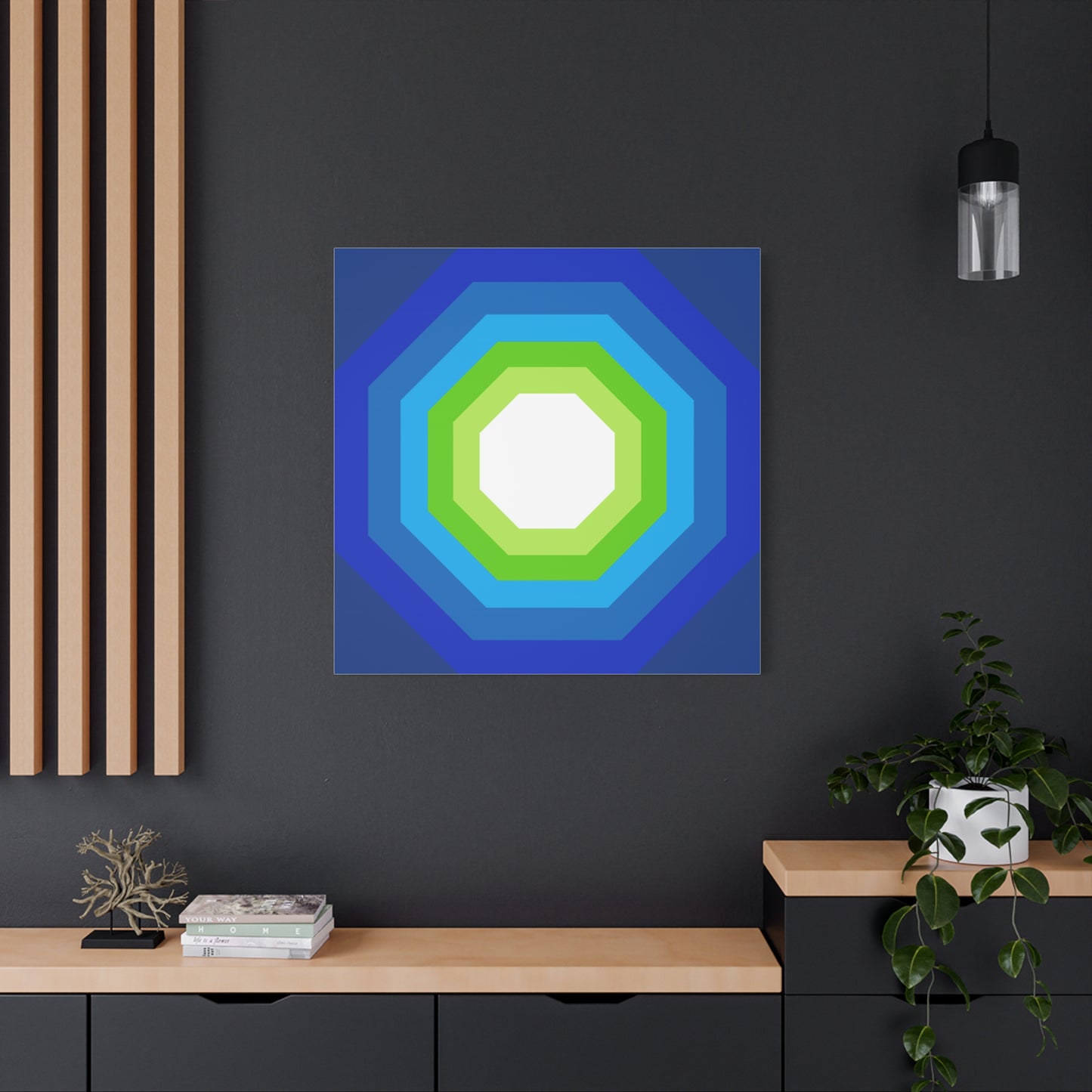 Modern Geometric Canvas Art | Bold Colors, Clean Lines, Creative Energy
