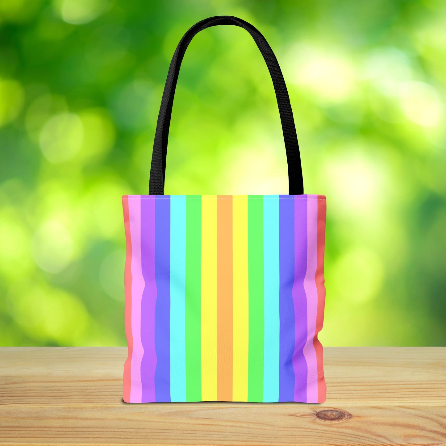 Pastel Stripe LOVE Tote Bag | Sweet, Bold & Made in 3 Sizes