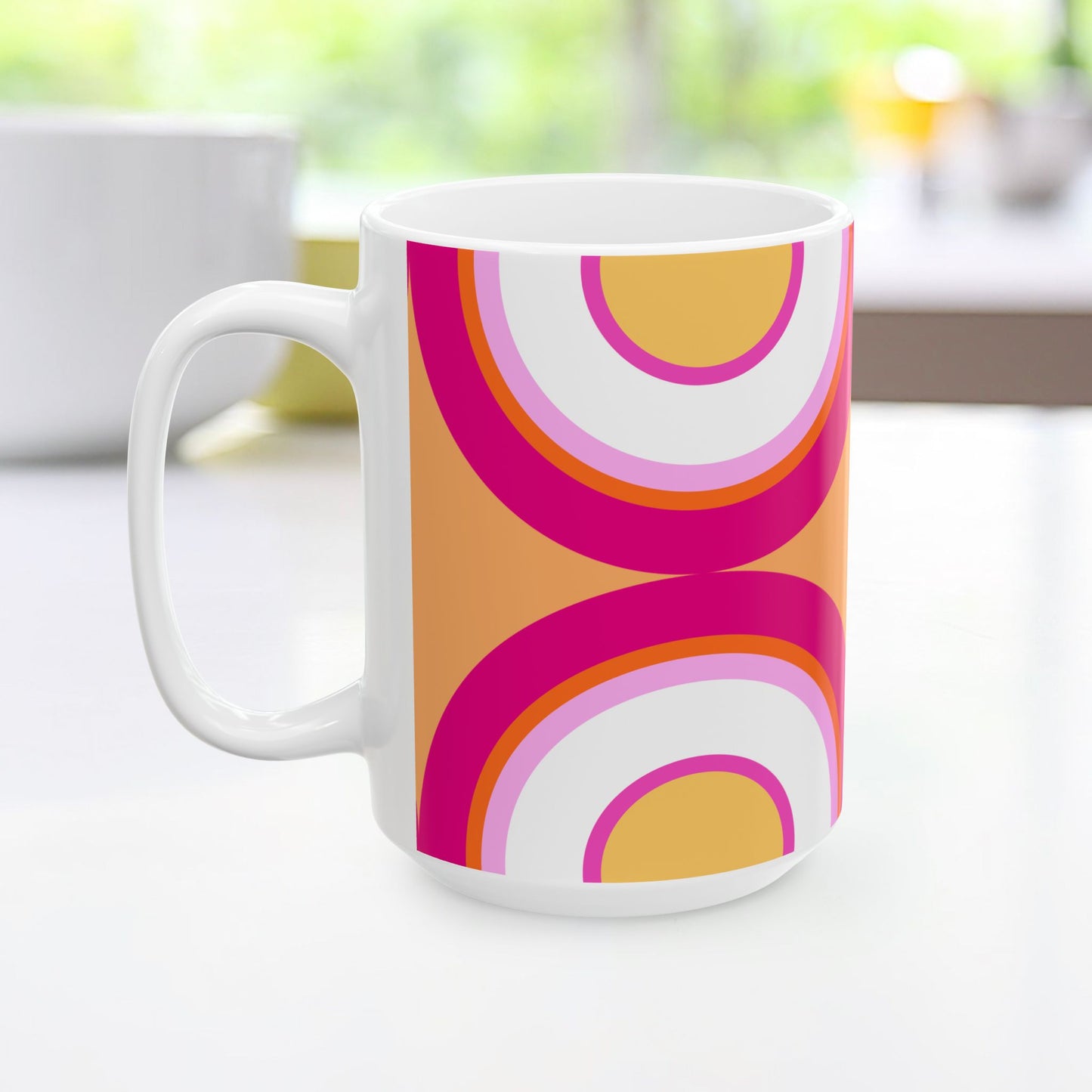 Geo Art Mug – Bold Color, Daily Joy