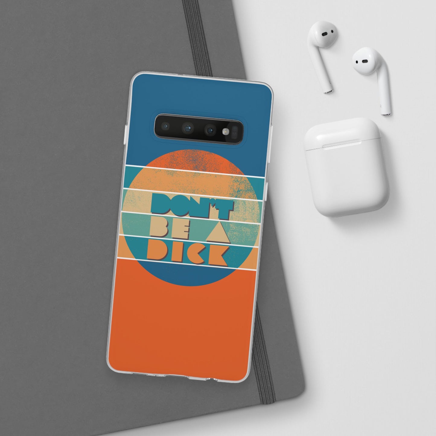 Phone Case - 'Don't Be a Dick' Retro 70s style