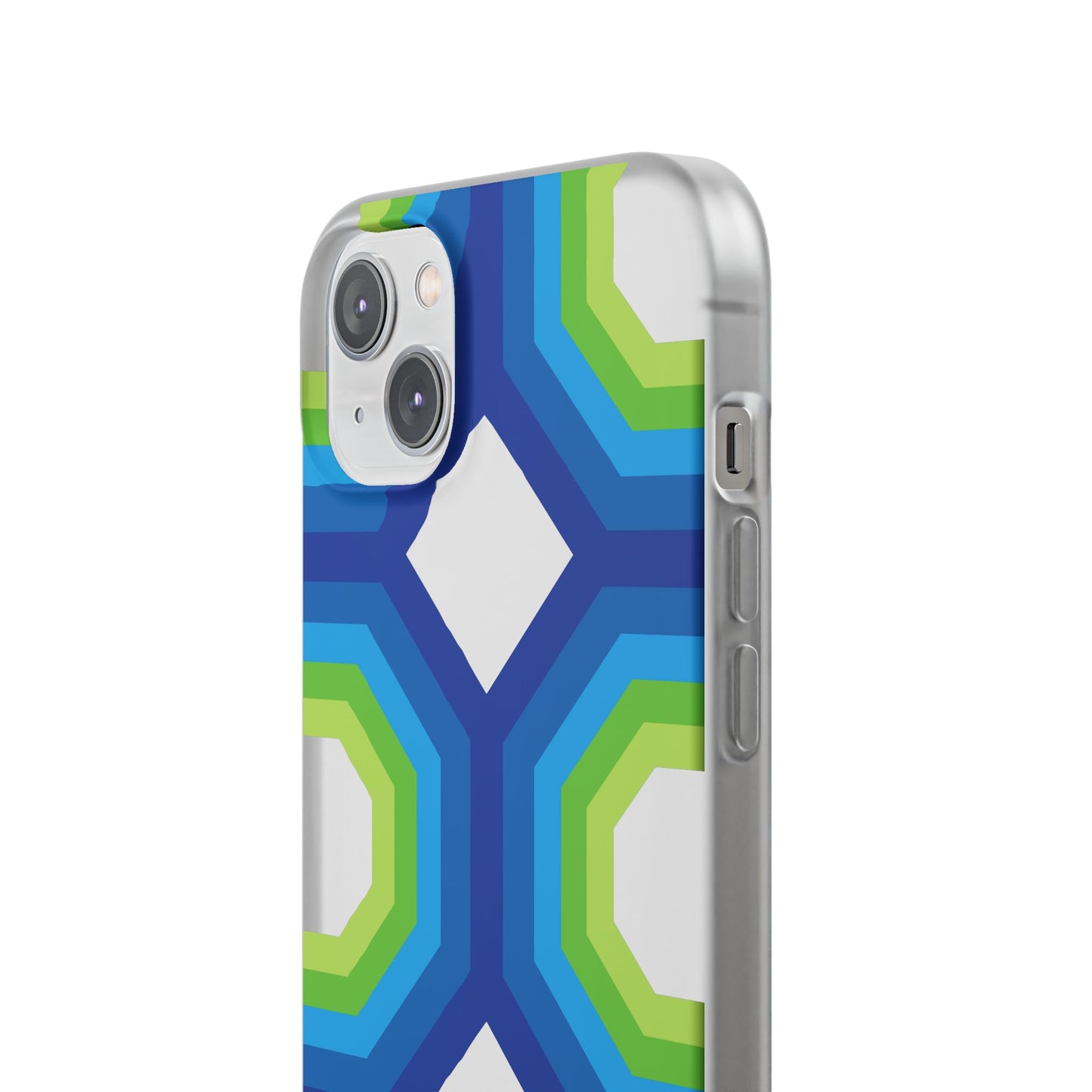 Stylish Geometric Phone Case, Flexible Phone Cover, Unique Modern Design, Perfect Gift, Trendy Accessory, Eco-Friendly Case