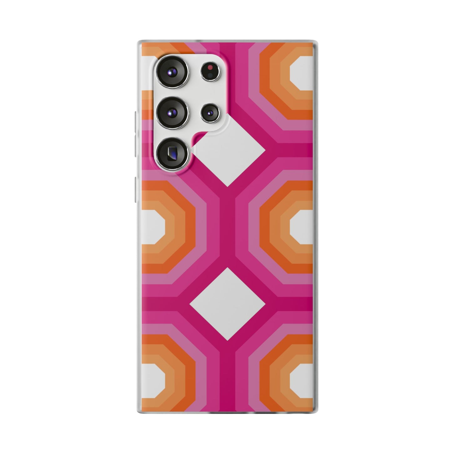 Stylish Geometric Phone Case, Flexible Phone Cover, Unique Modern Design, Perfect Gift, Trendy Accessory, Eco-Friendly Case