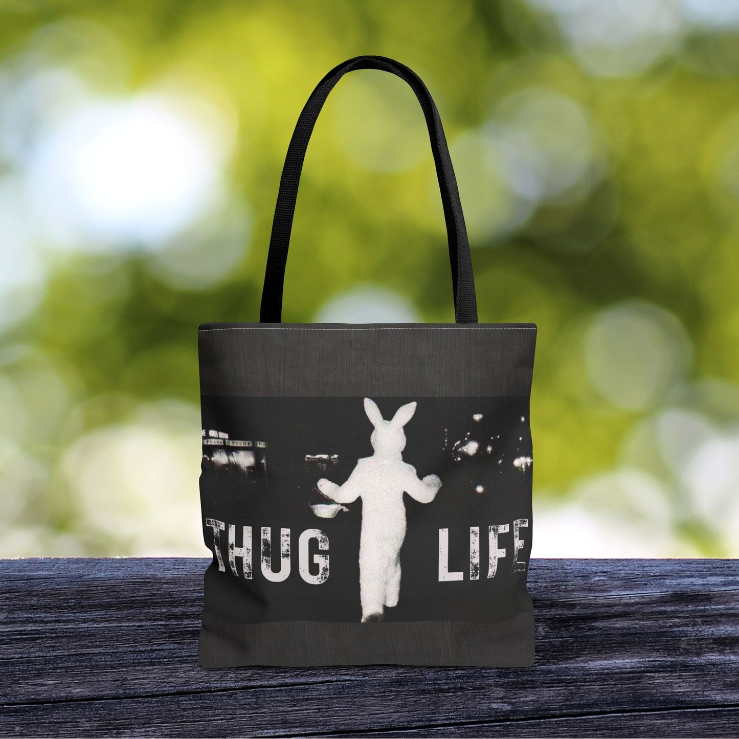 Thug Life Bunny Tote Bag – 3 Sizes | Bold, Fun & Functional