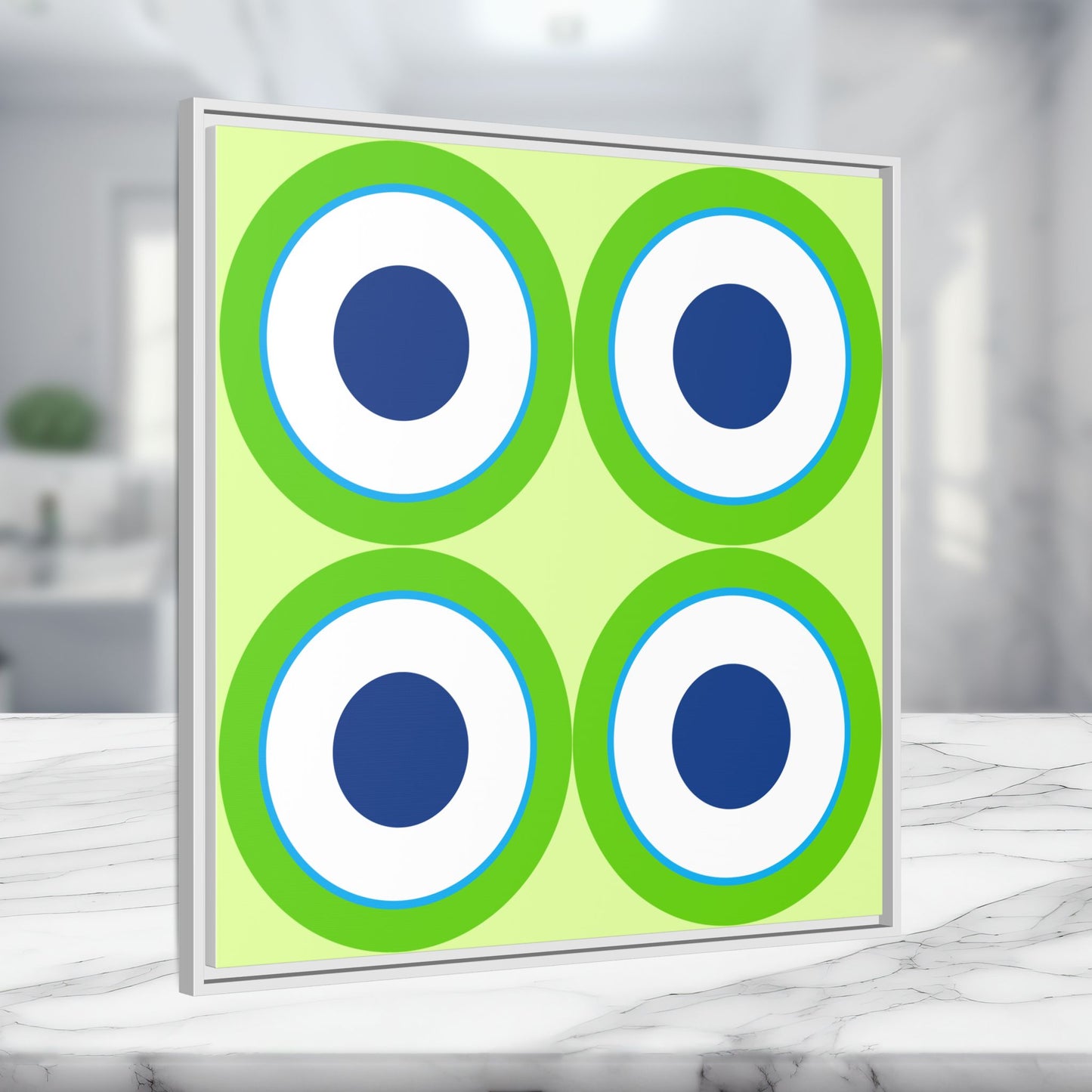 Copy of Modern Framed Geometric Canvas Art | Bold Color Meets Clean Framing