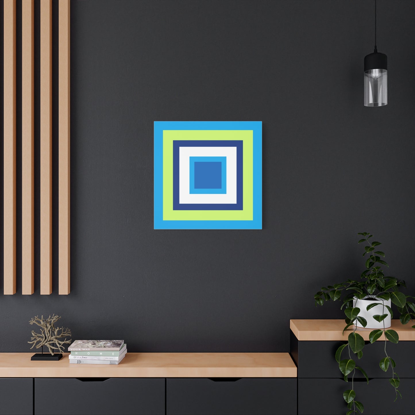 Modern Geometric Canvas Art | Bold Colors, Clean Lines, Creative Energy