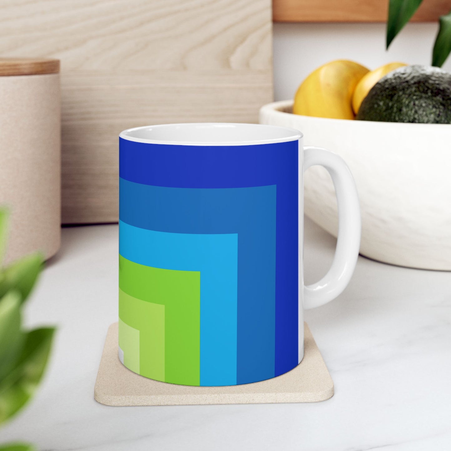 Geo Art Mug – Bold Color, Daily Joy
