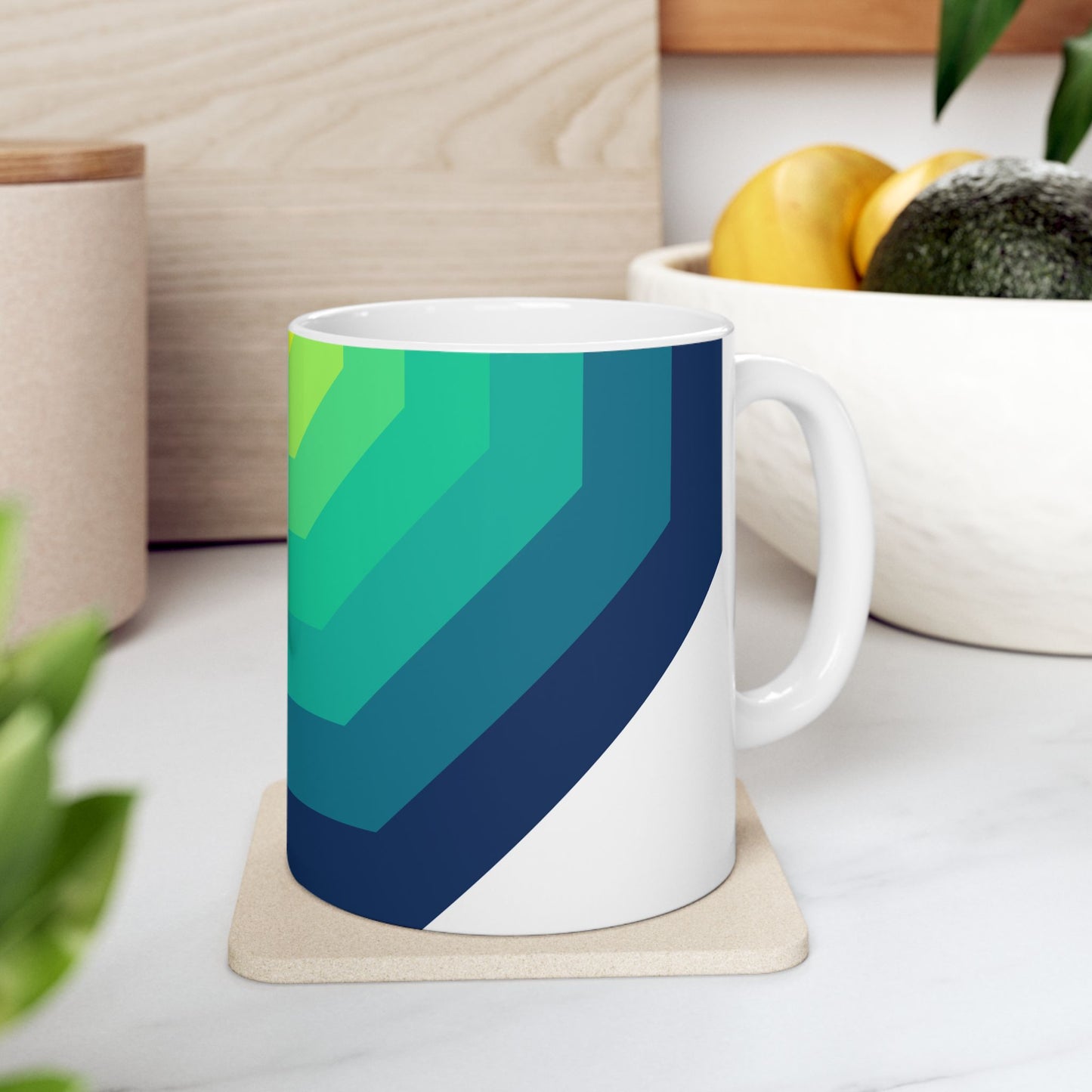 Geo Art Mug – Bold Color, Daily Joy