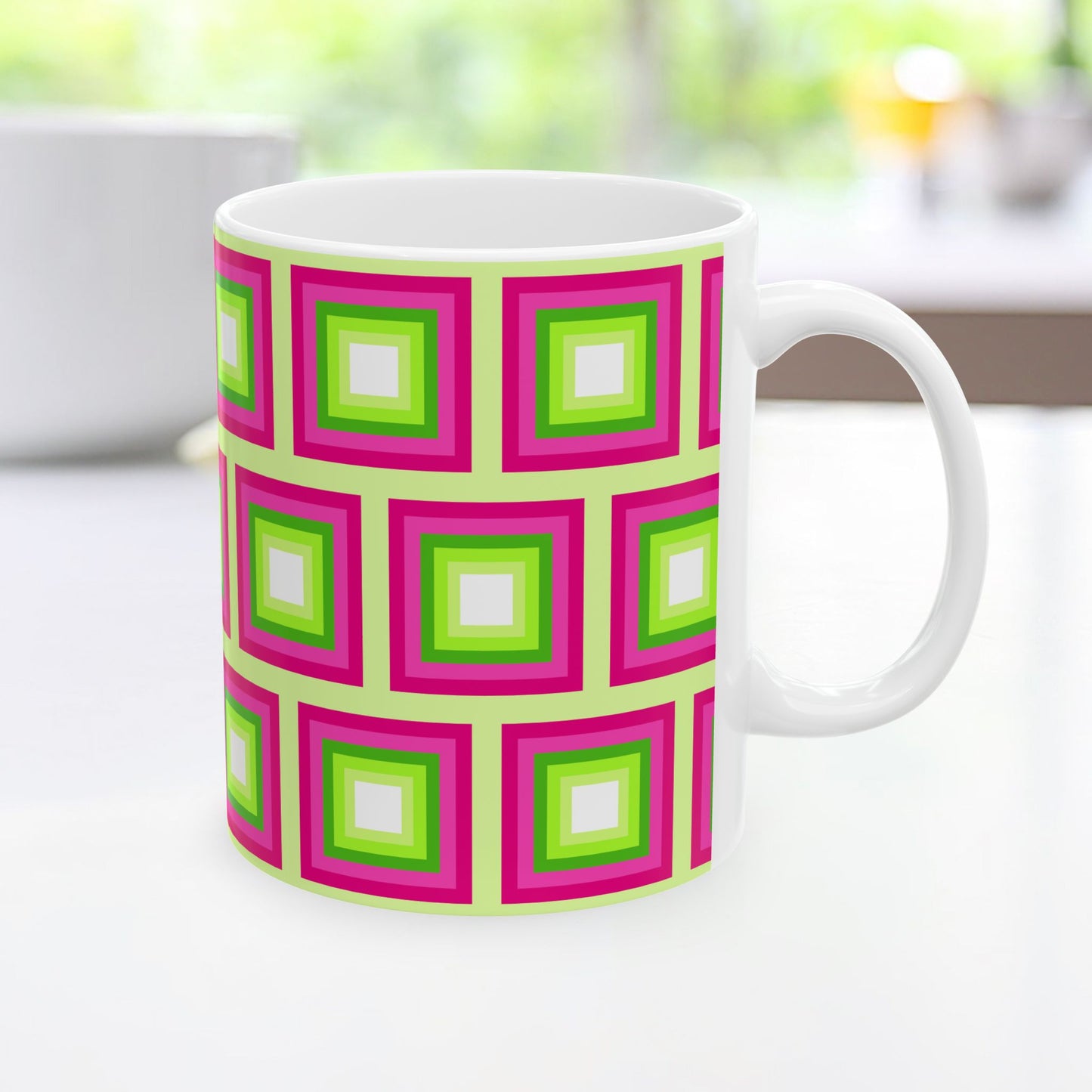 Geo Art Mug – Bold Color, Daily Joy