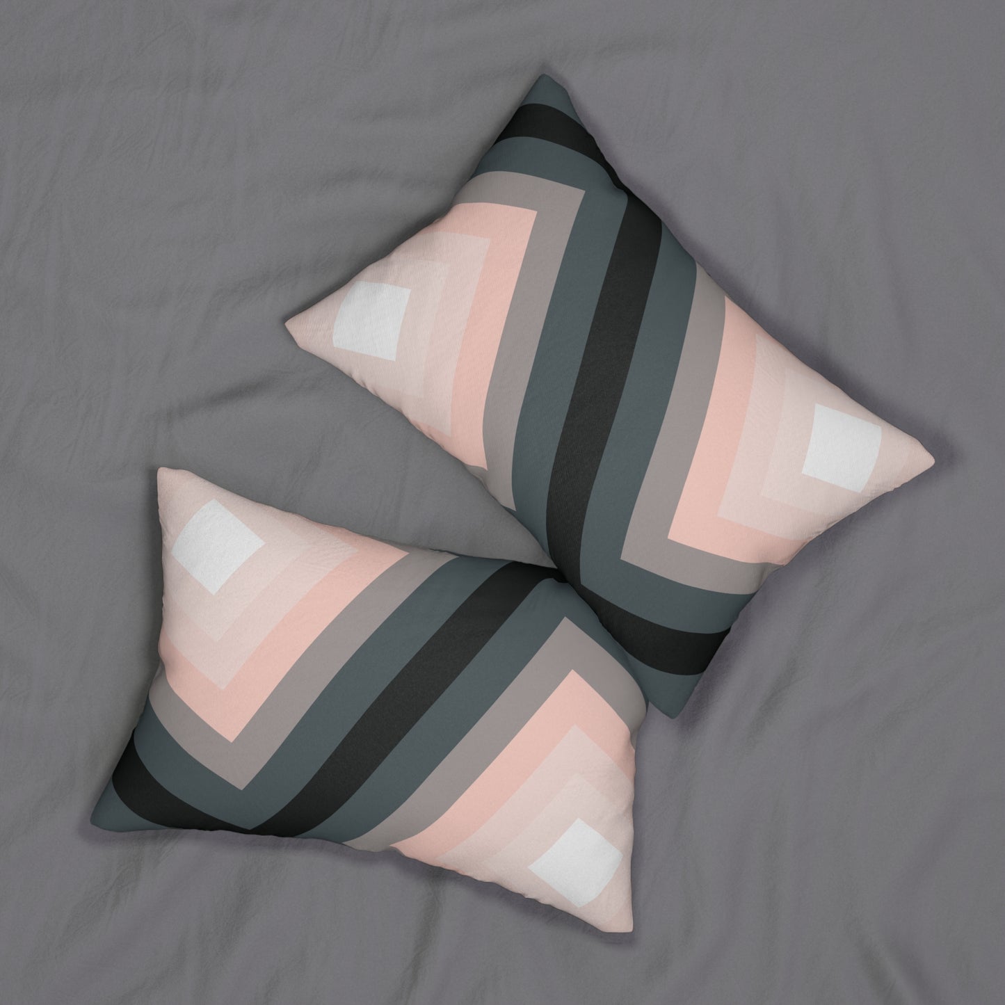 Geometric Lumbar Pillow | Bold Style, Everyday Comfort