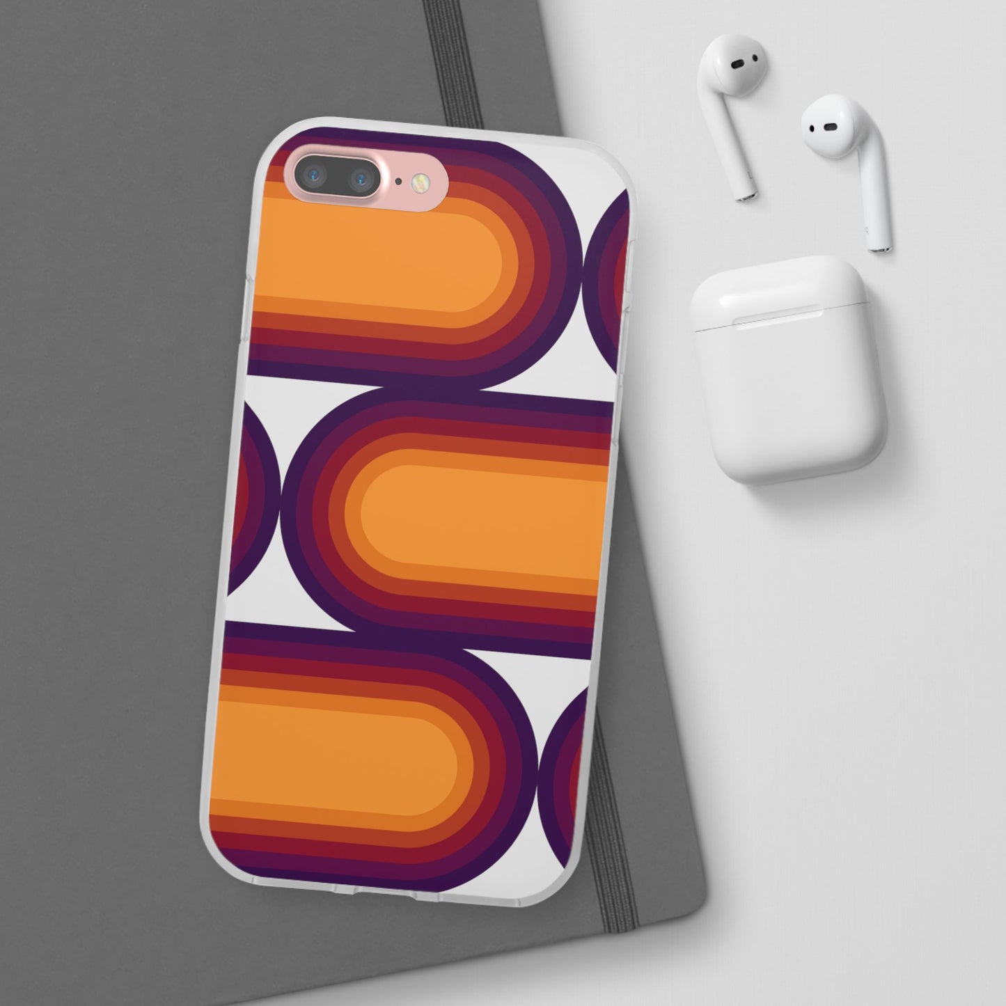 Stylish Geometric Phone Case, Flexible Phone Cover, Unique Modern Design, Perfect Gift, Trendy Accessory, Eco-Friendly Case