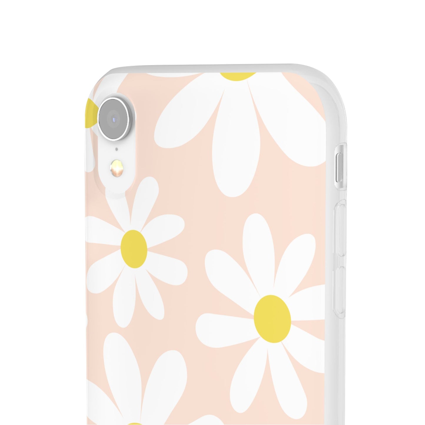 Phone Cases - Blush Daisy Pattern Flexi Cases