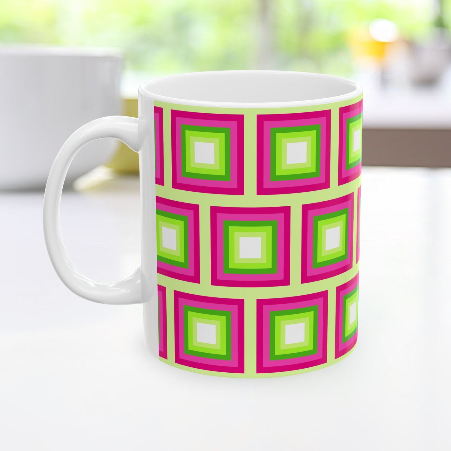 Geo Art Mug – Bold Color, Daily Joy