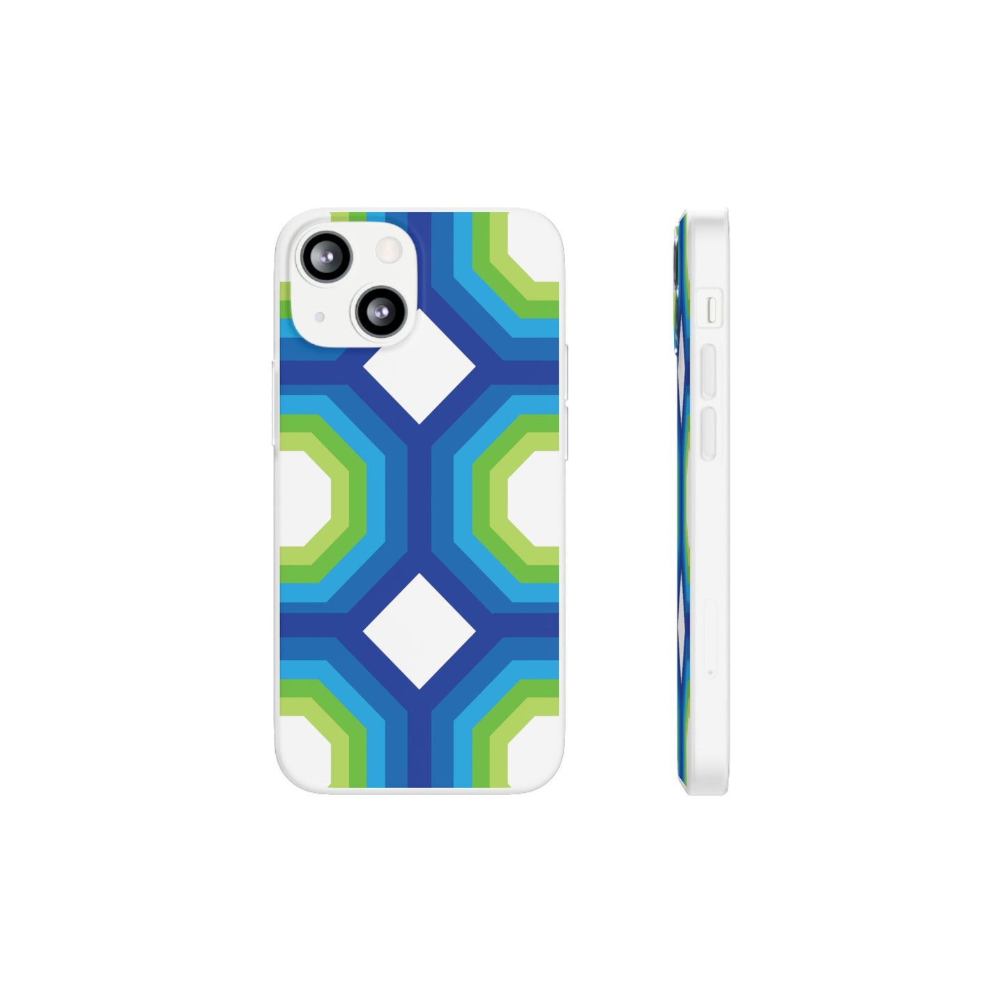 Stylish Geometric Phone Case, Flexible Phone Cover, Unique Modern Design, Perfect Gift, Trendy Accessory, Eco-Friendly Case