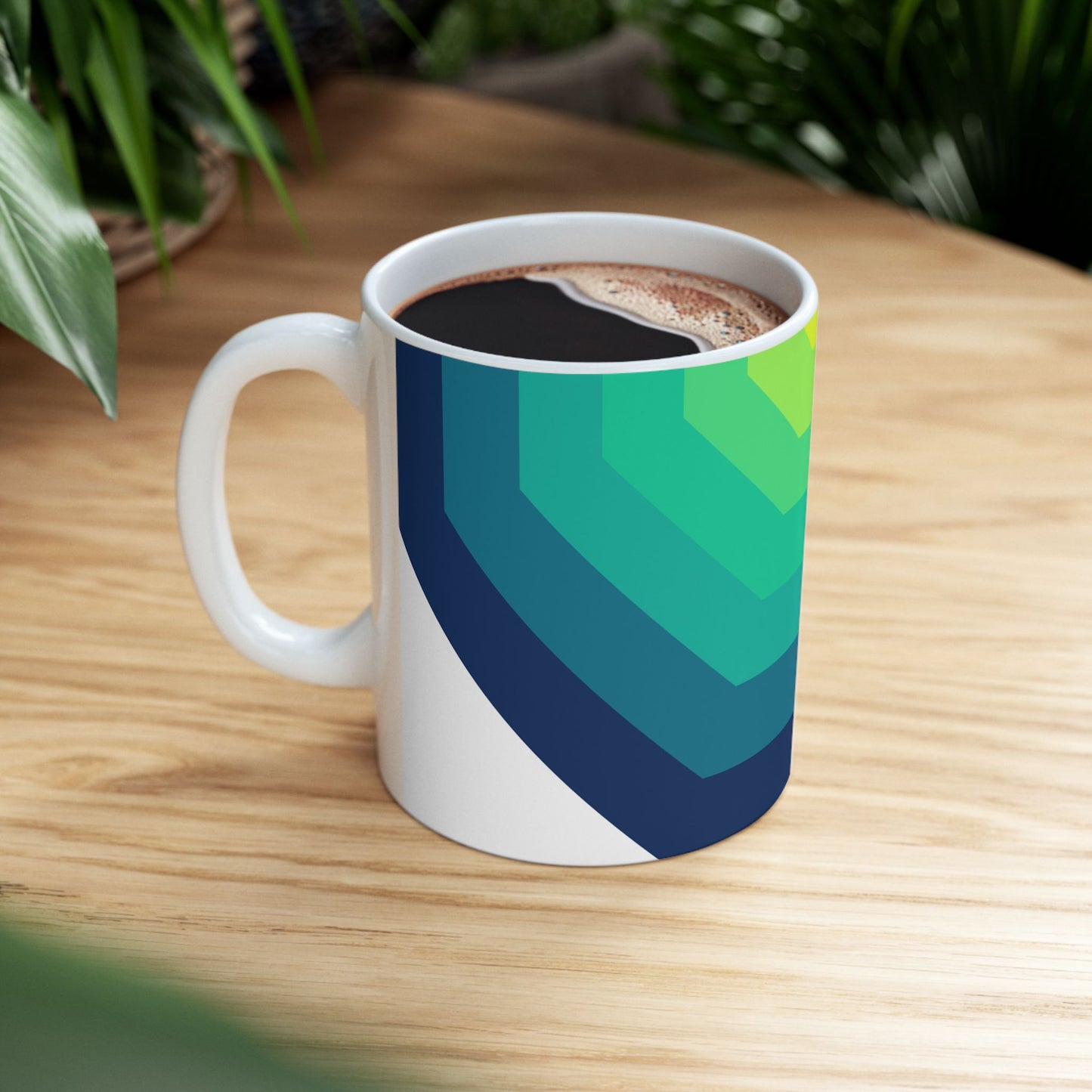 Geo Art Mug – Bold Color, Daily Joy