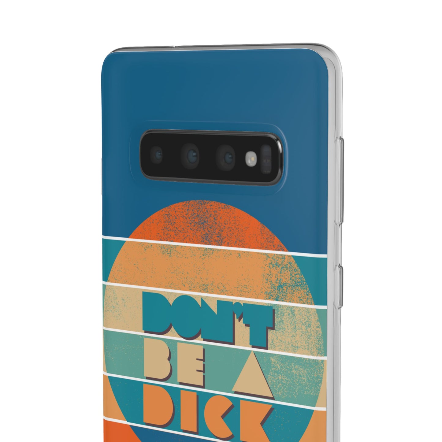 Phone Case - 'Don't Be a Dick' Retro 70s style