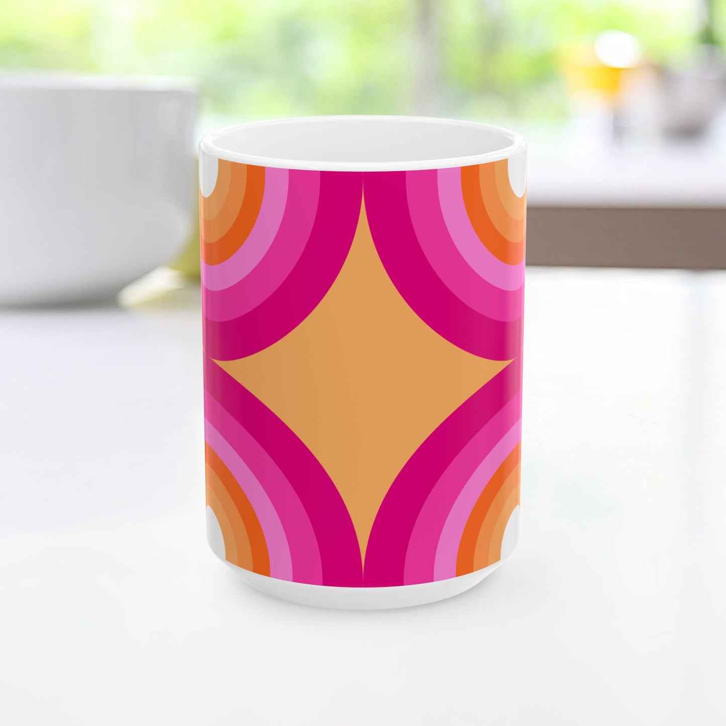 Geo Art Mug – Bold Color, Daily Joy