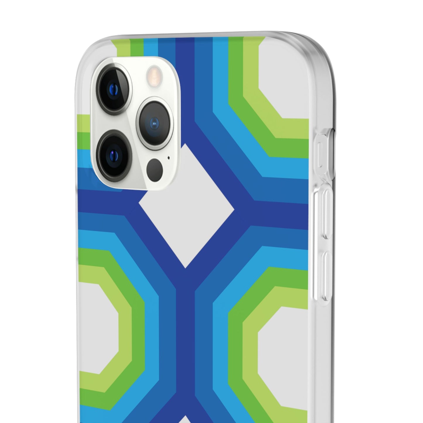 Stylish Geometric Phone Case, Flexible Phone Cover, Unique Modern Design, Perfect Gift, Trendy Accessory, Eco-Friendly Case