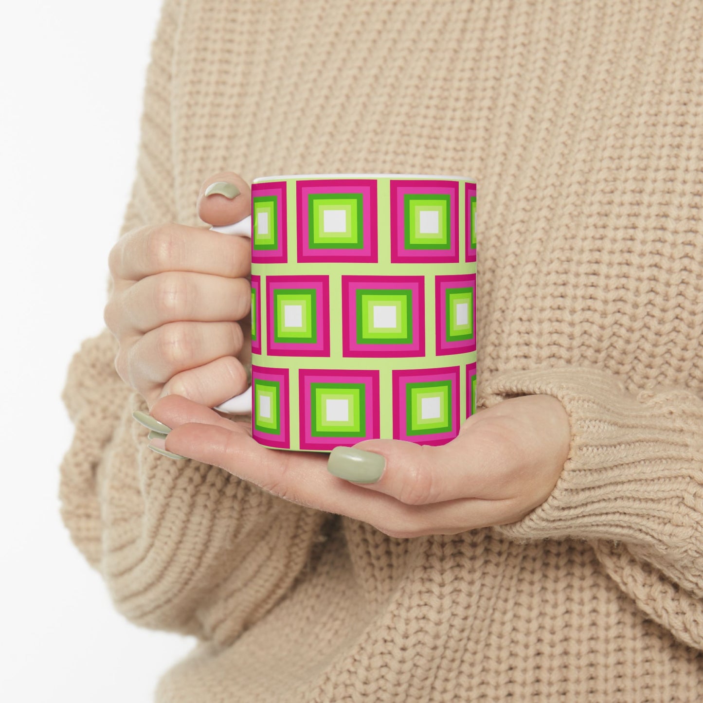 Geo Art Mug – Bold Color, Daily Joy