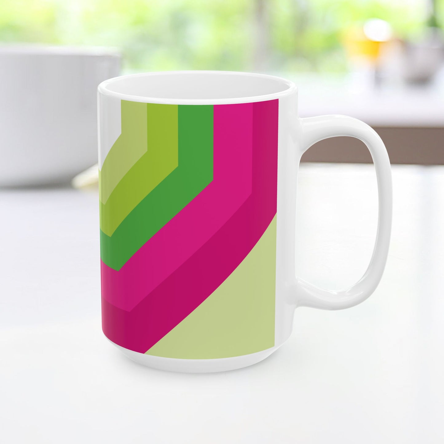 Geo Art Mug – Bold Color, Daily Joy