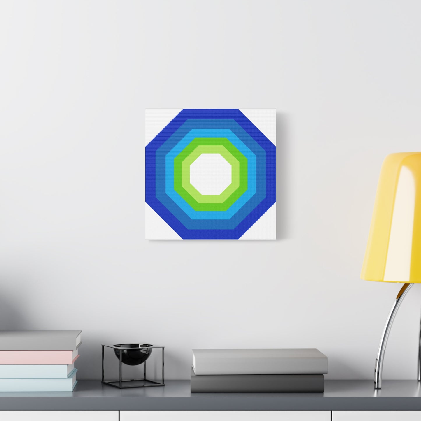Modern Geometric Canvas Art | Bold Colors, Clean Lines, Creative Energy