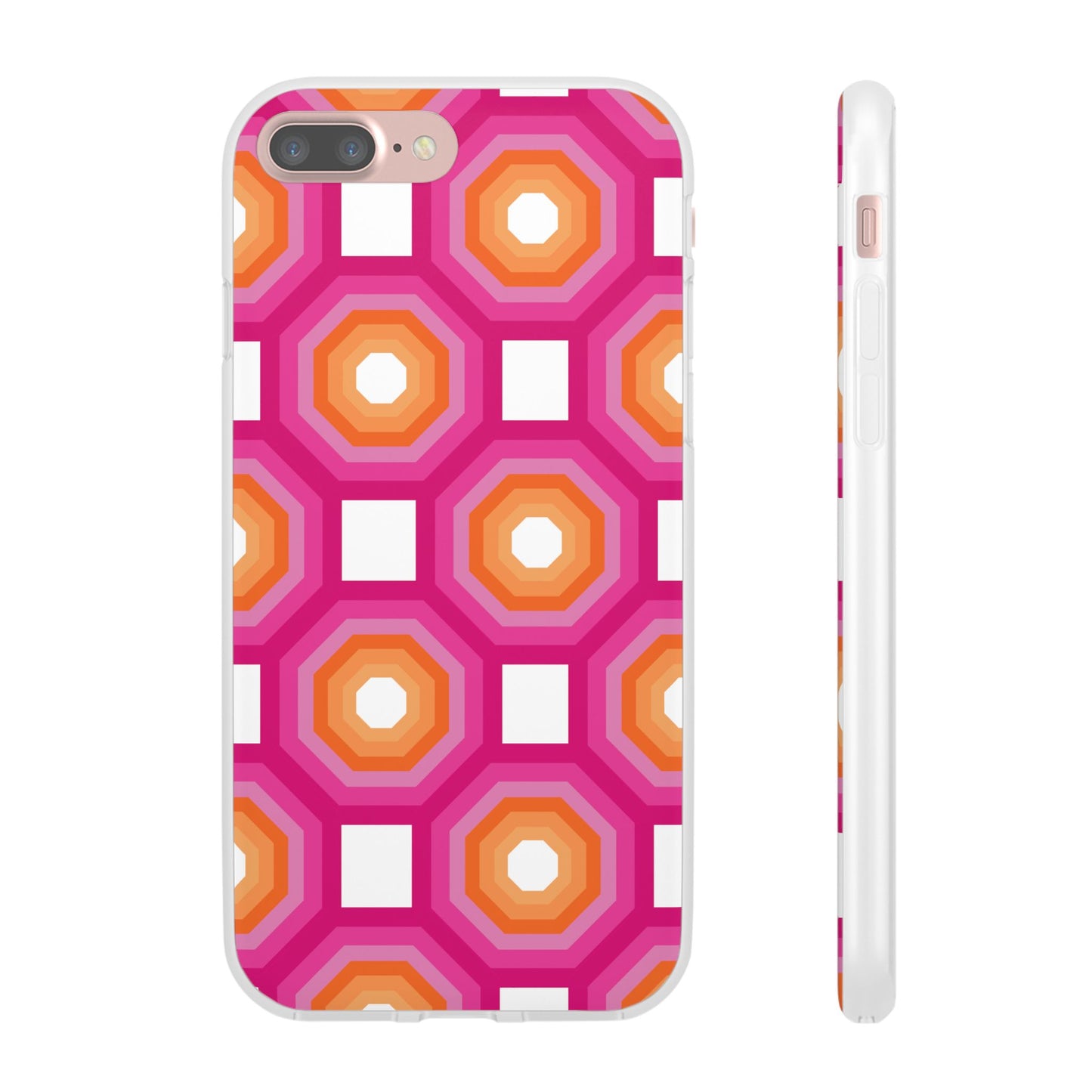 Stylish Geometric Phone Case, Flexible Phone Cover, Unique Modern Design, Perfect Gift, Trendy Accessory, Eco-Friendly Case